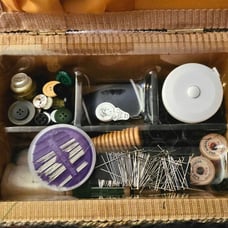 Vintage Medium sewing box