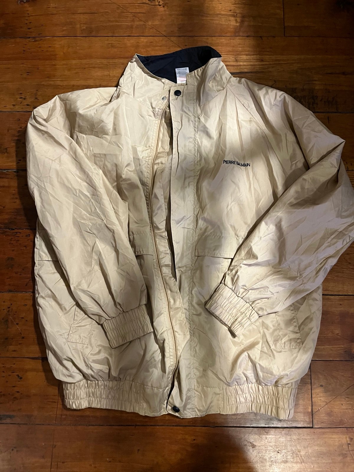 Vintage pierre balmain windbraker size xl beige