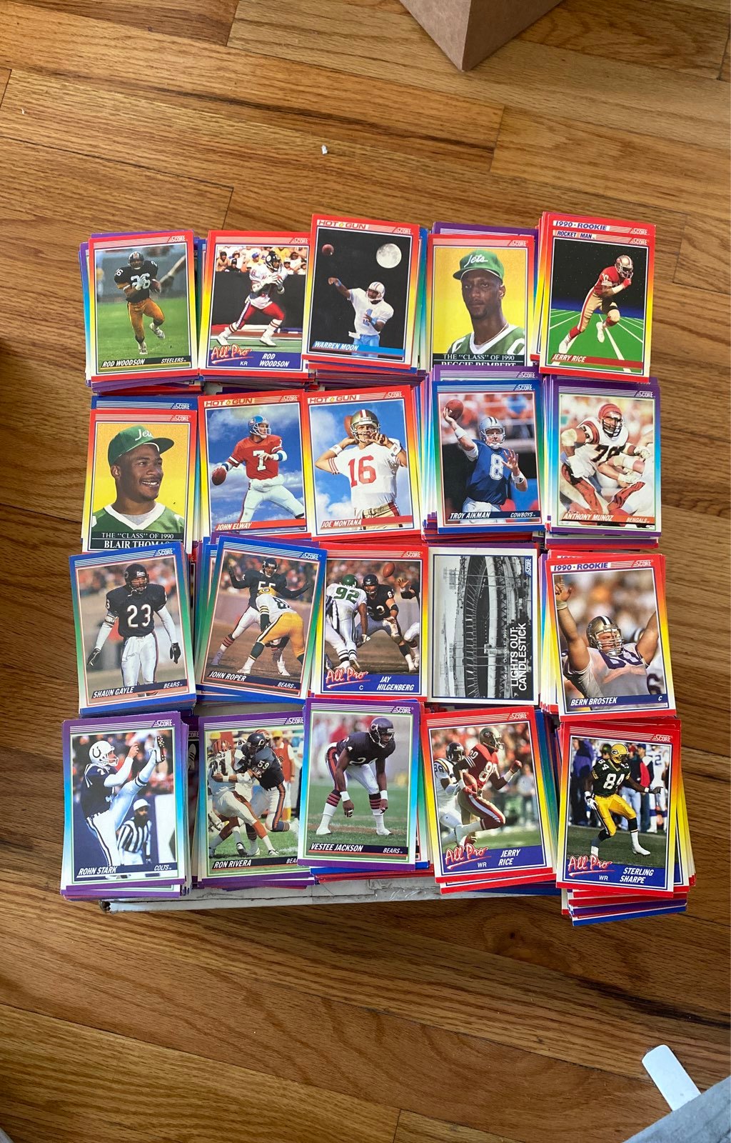 NFL Score90 trading cards