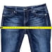 Miss Me Jeans Womens 31 Blue Denim Tribal Signature Cuffed Capri