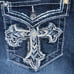 Miss Me Jeans Womens 31 Blue Denim Tribal Signature Cuffed Capri