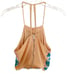 Walter Baker Vera Cruz Beaded Cecille Halter Top XS