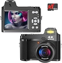 4K Digital Camera for Photography 48MP Vlogging Camera for YouTube, Macro Came