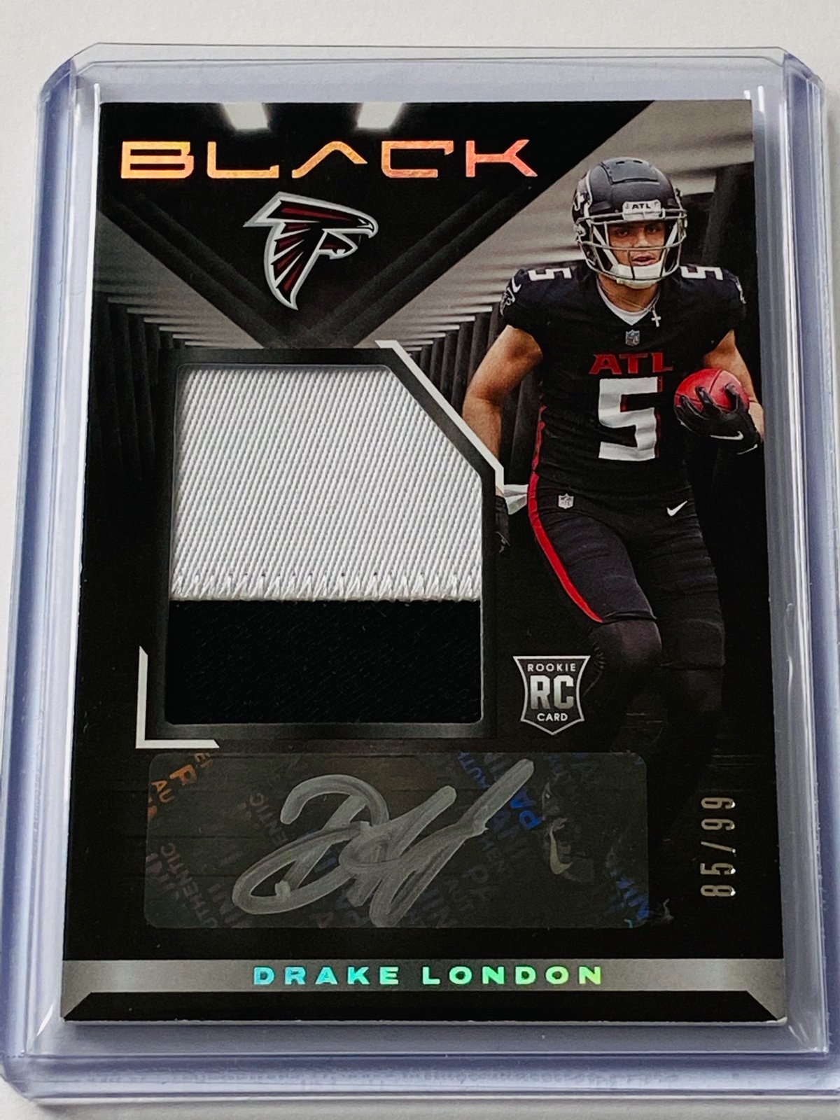 2022 Black Drake London Auto Jersey RPA /99
