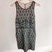 SEA NEW YORK Black Lace Bodice Seam Dress
