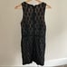 SEA NEW YORK Black Lace Bodice Seam Dress
