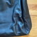 PULICATI Leather Tote Large Multi-Pocket Italy Black Gold-Lined Footed Bag READ