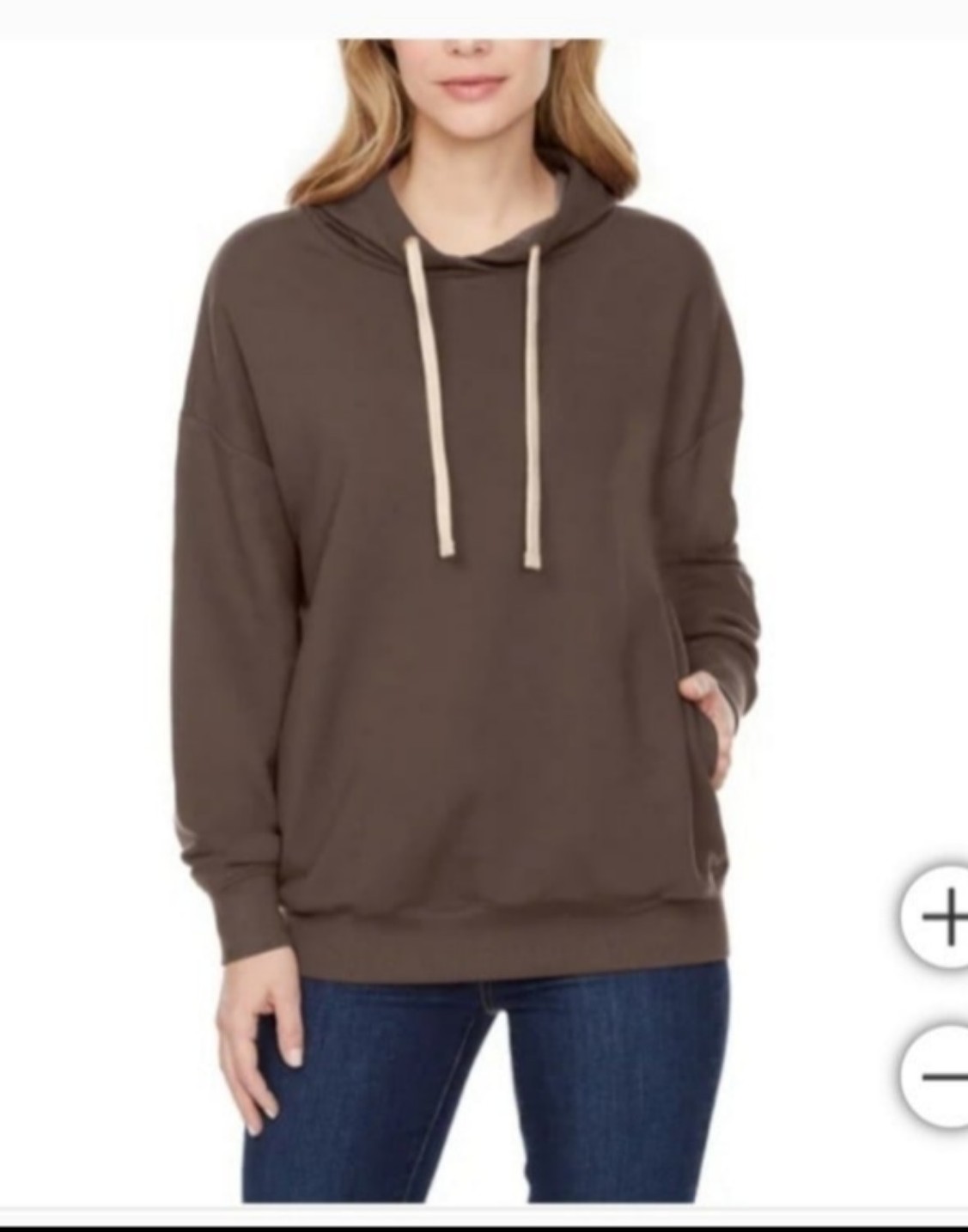 Buffalo ladies hoodie with side pockets