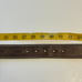 Eddie Bauer Western Embroidered Belt Womens Large Brown Leather Silver Buckle