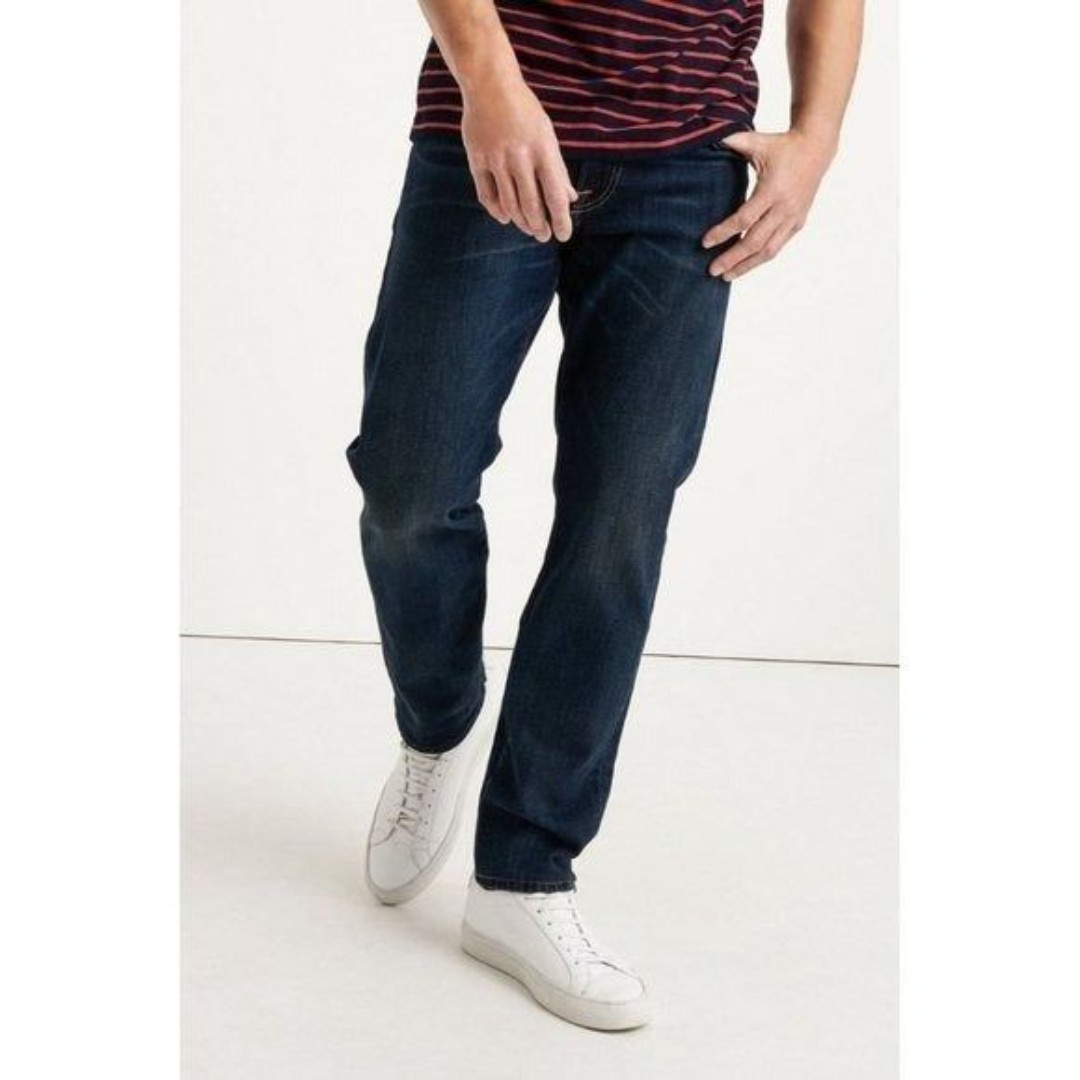 Lucky Brand 121 Slim Straight Dark Wash Jeans 32 X 30