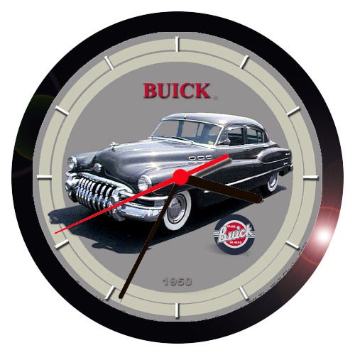 1950 Buick sedan black G009 WALL CLOCK