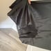 Vtg WonderMaid Black Nylon Full Slip dress Lace Trim Sz 36 UNION MADE tag Sexy