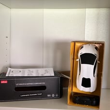 1/24 Rastar Lamborghini Aventador LP700 RC Car White