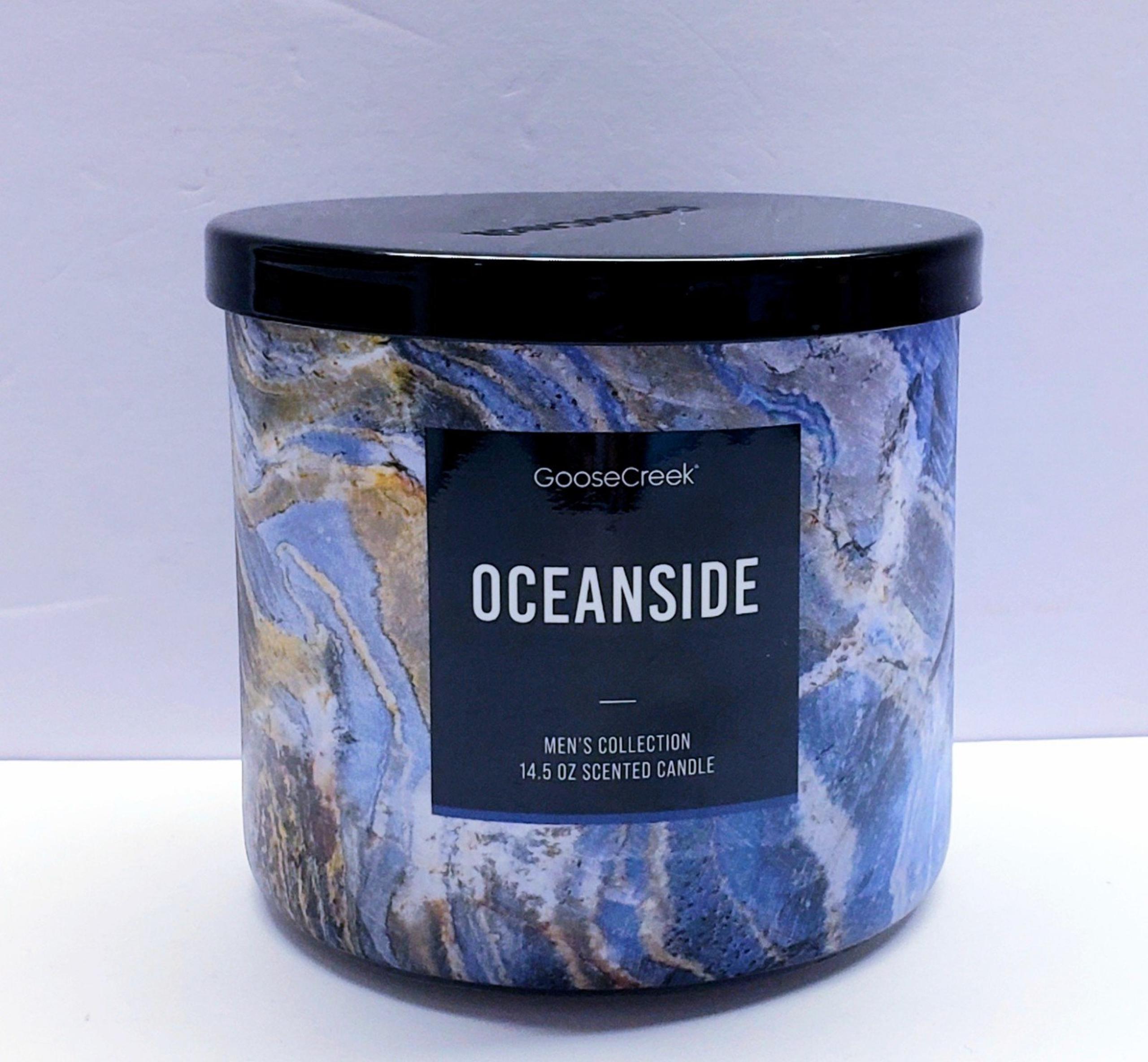 Goose Creek OCEANSIDE Men's Collection Large 3-Wick Scented Candle, 14.5 oz