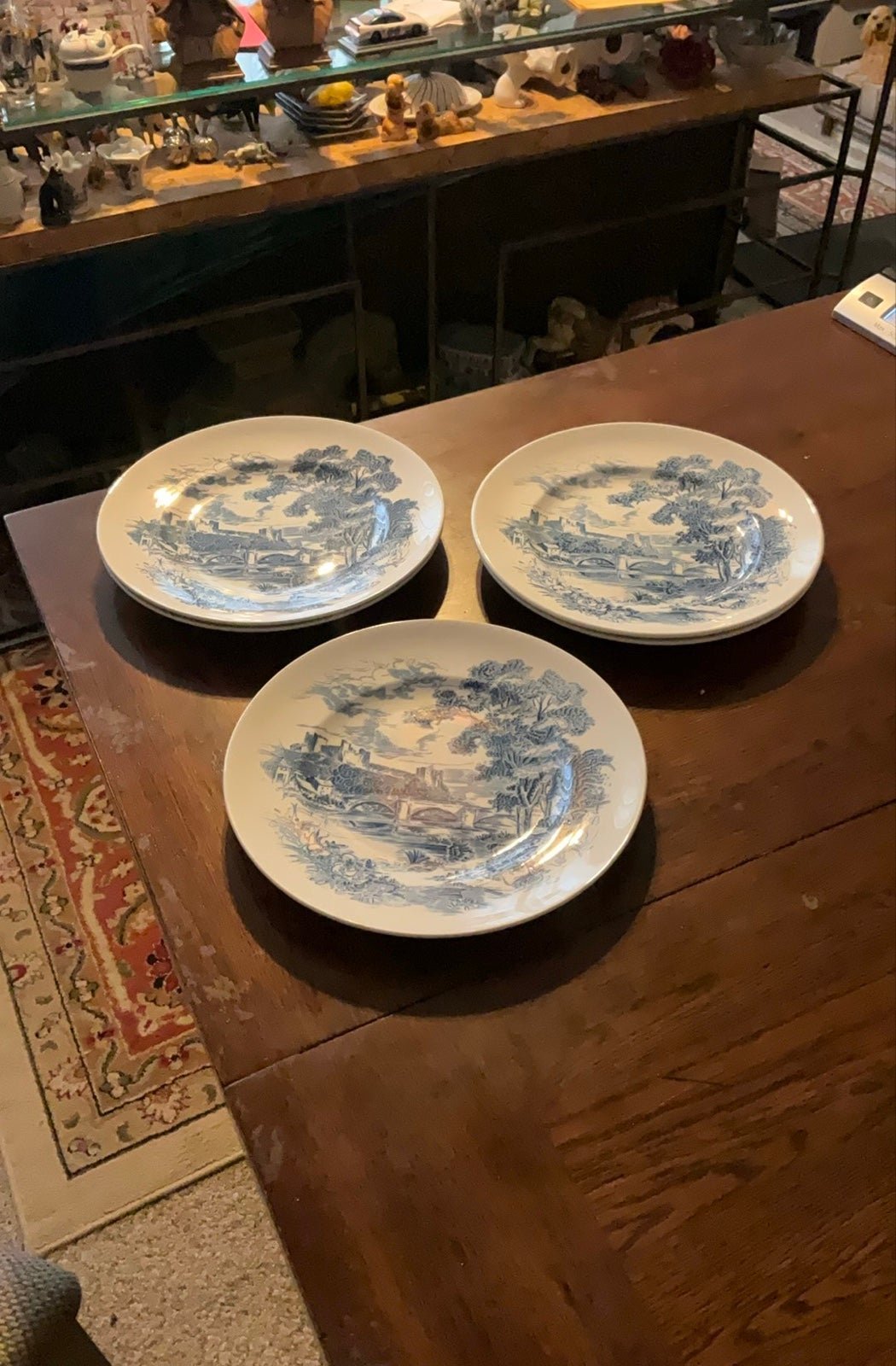 Set of 5 Enoch Wedgwood Tunstall Ltd, Countryside Dinner Plates