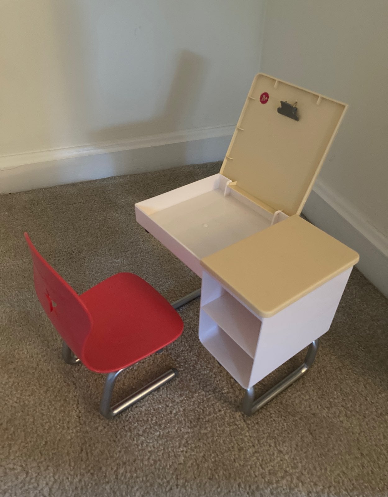 American Girl doll desk/school set