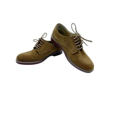 Bass Pasadena Taupe Suede Oxford Dress Shoes Casual Business Comfort Size 8.5