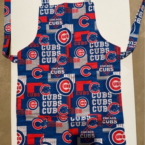 handcrafted handmade Chicago Cubs Child’s Apron