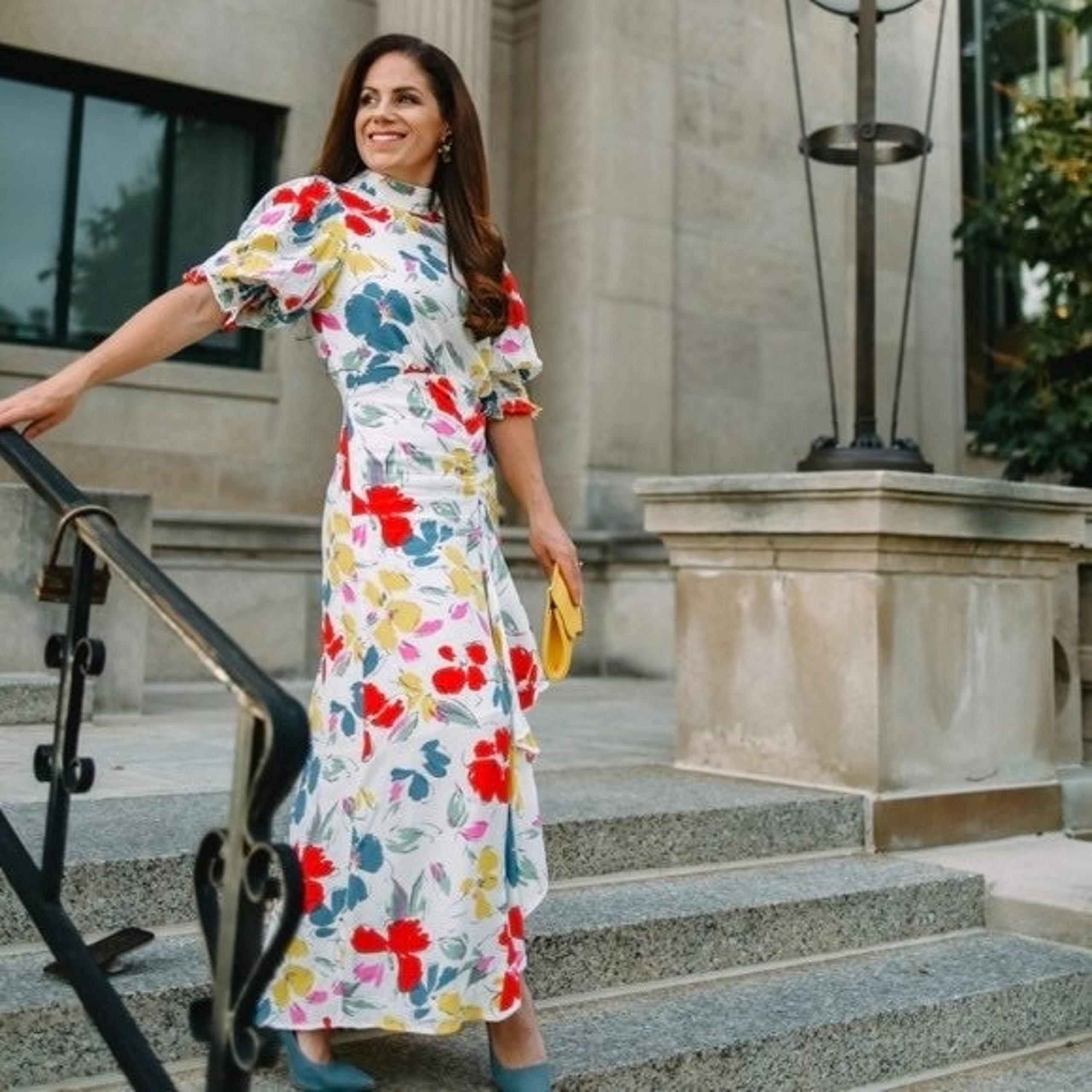 RIXO x Target Floral Midi Dress