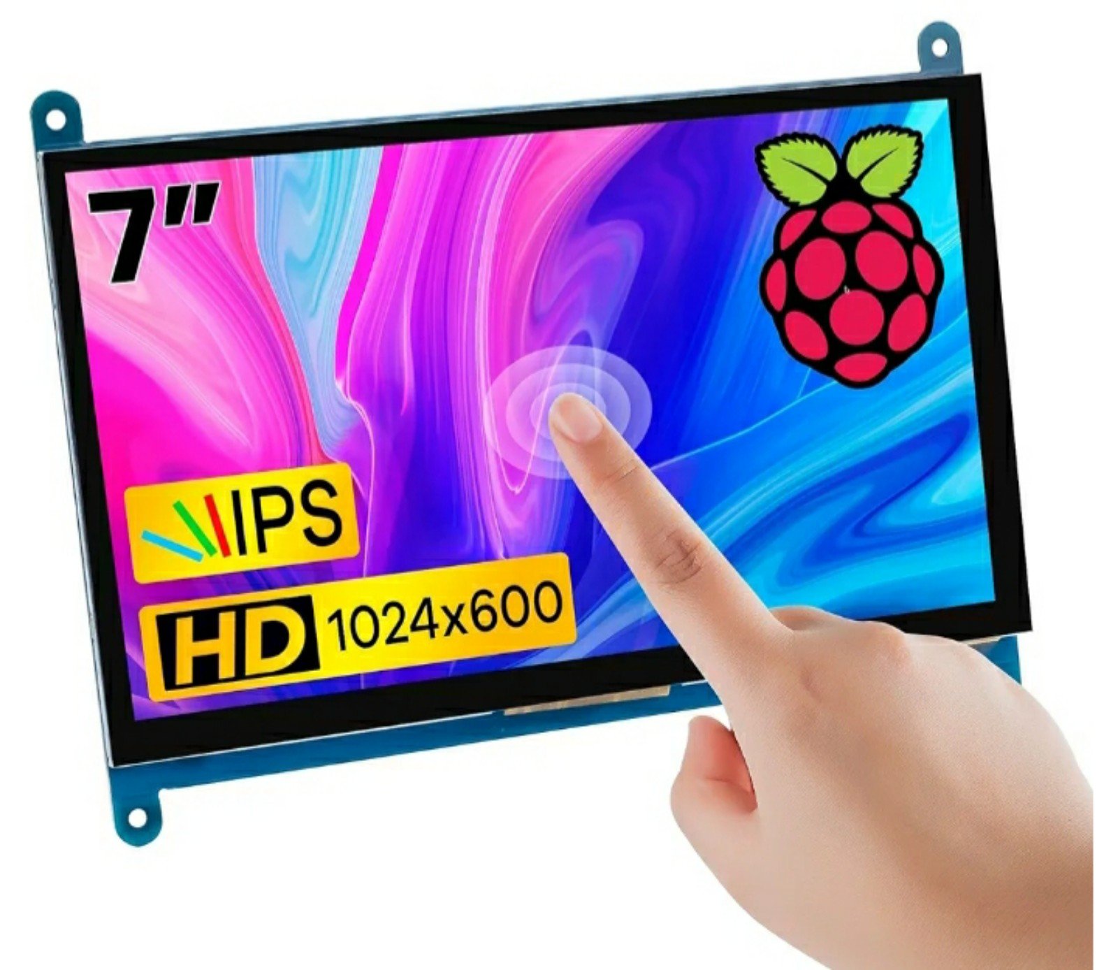 7’’ IPS LCD monitor, 1024 × 600 touch screen HDMI