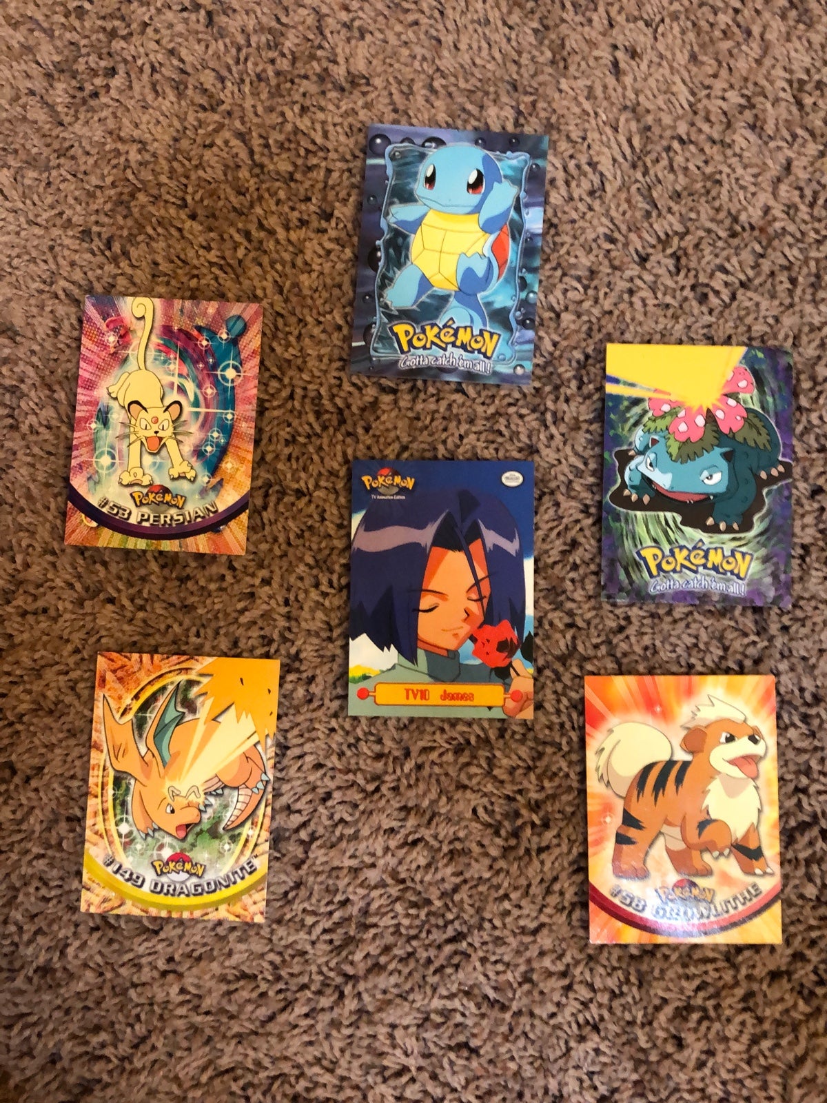 Vintage Pokemon topps cards