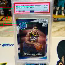 Donovan Mitchell 2017 Donruss Optic #188 Rated Rookie RC PSA 9 Jazz CAVS