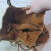 Relic Tan Fabric Double Twist Handle Satchel Shoulder Bag Purse Vegan
