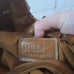 Relic Tan Fabric Double Twist Handle Satchel Shoulder Bag Purse Vegan