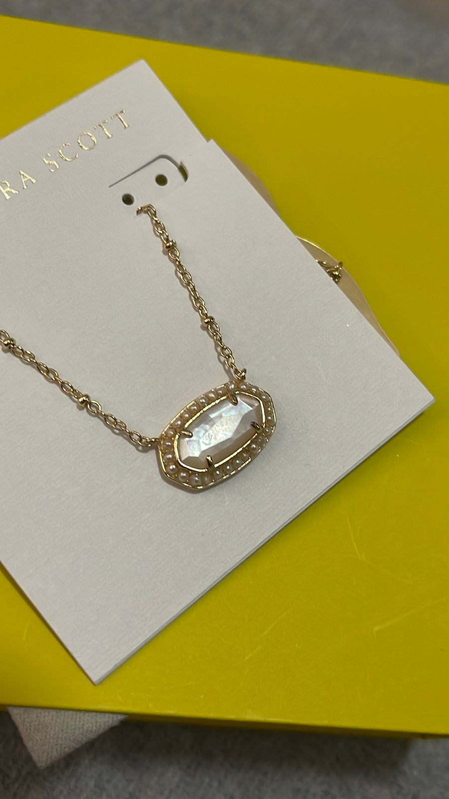 Kendra Scott gold necklace