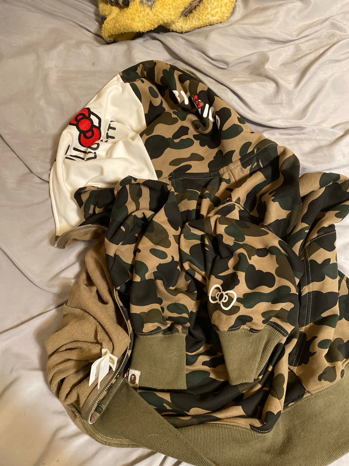 Bape X hello kitty limited edition colab hoodie