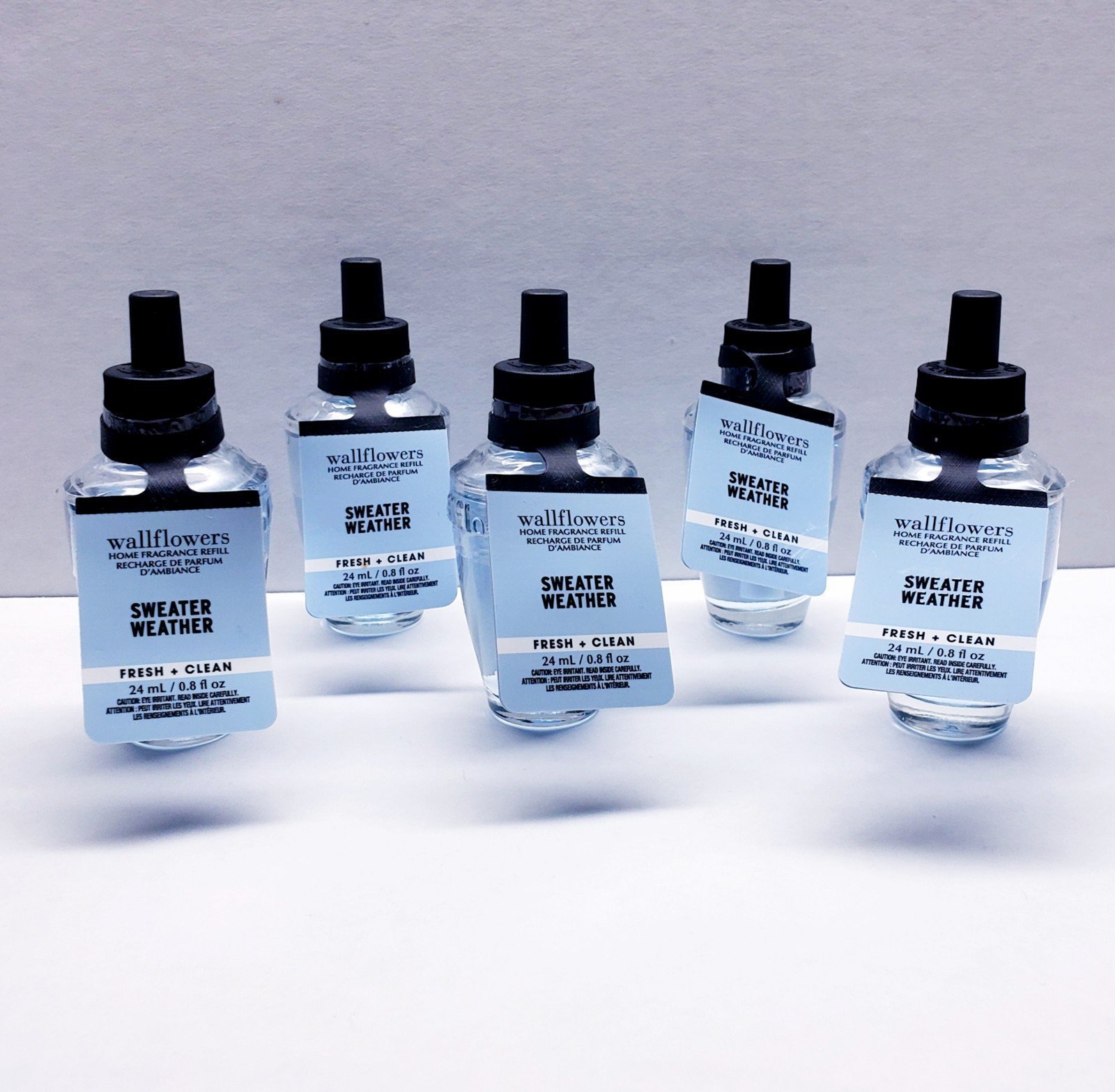 Bath & Body Works SWEATER WEATHER Wallflowers Fragrance Refill, 0.8 oz(5 pack)