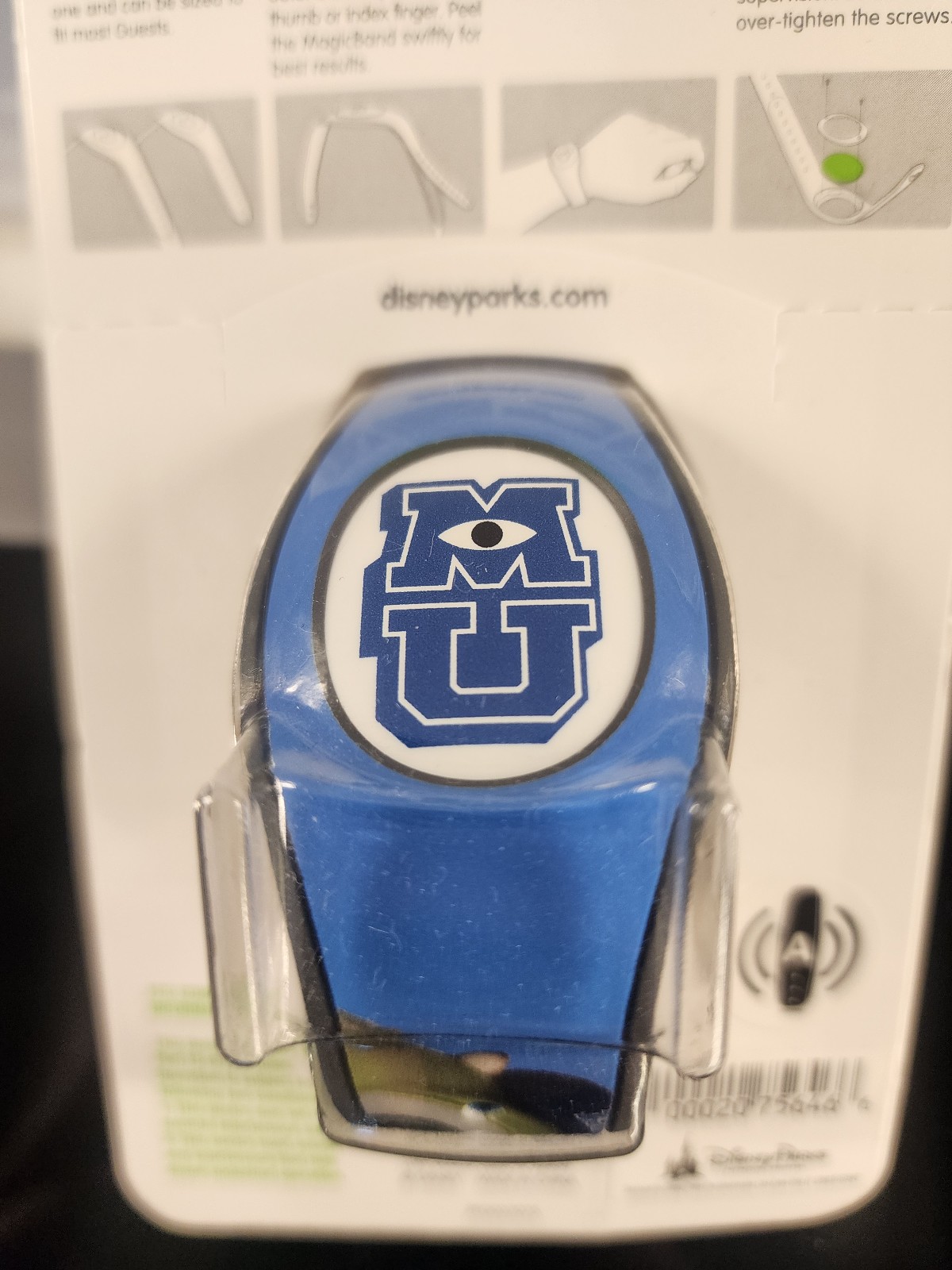Disney World Monsters Inc University Magic Band 2.0 New Unlinked
