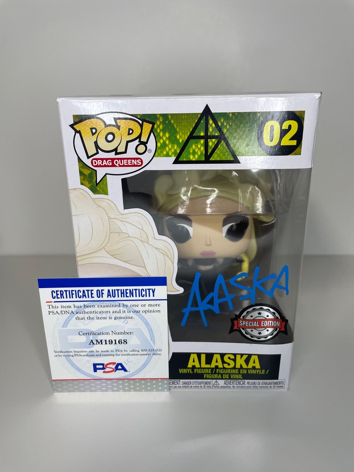 Alaska Signed #02 Funko w/ PSA COA.