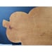 Antique Primitive Handmade in Ohio Chubby Pig Cutting Board 17.25 x 11