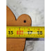 Antique Primitive Handmade in Ohio Chubby Pig Cutting Board 17.25 x 11