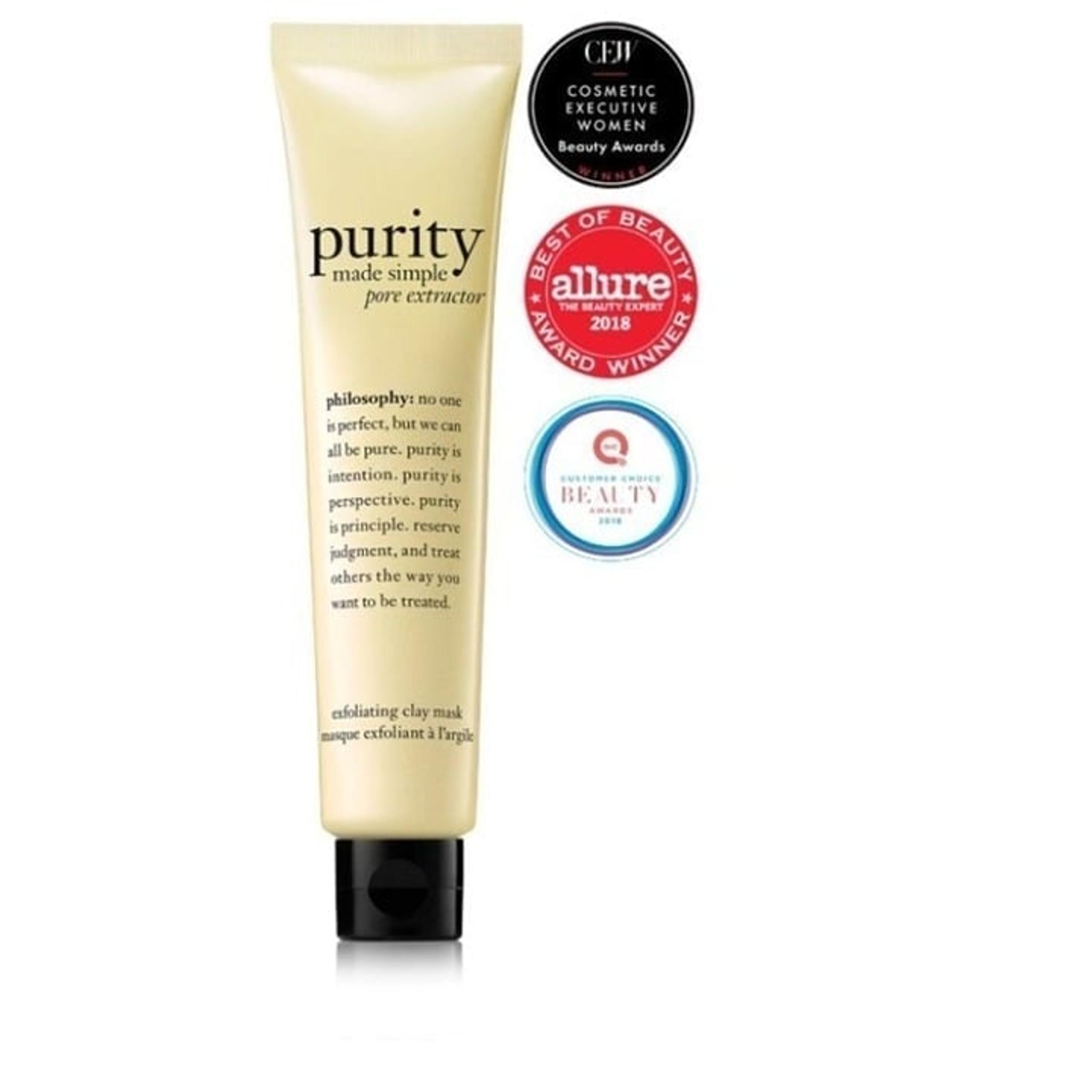 purity made simple pore extractor face mask