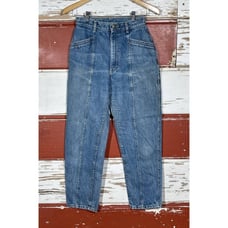 26w RARE 80s USA Vintage LEE bareback tapered leg jeans