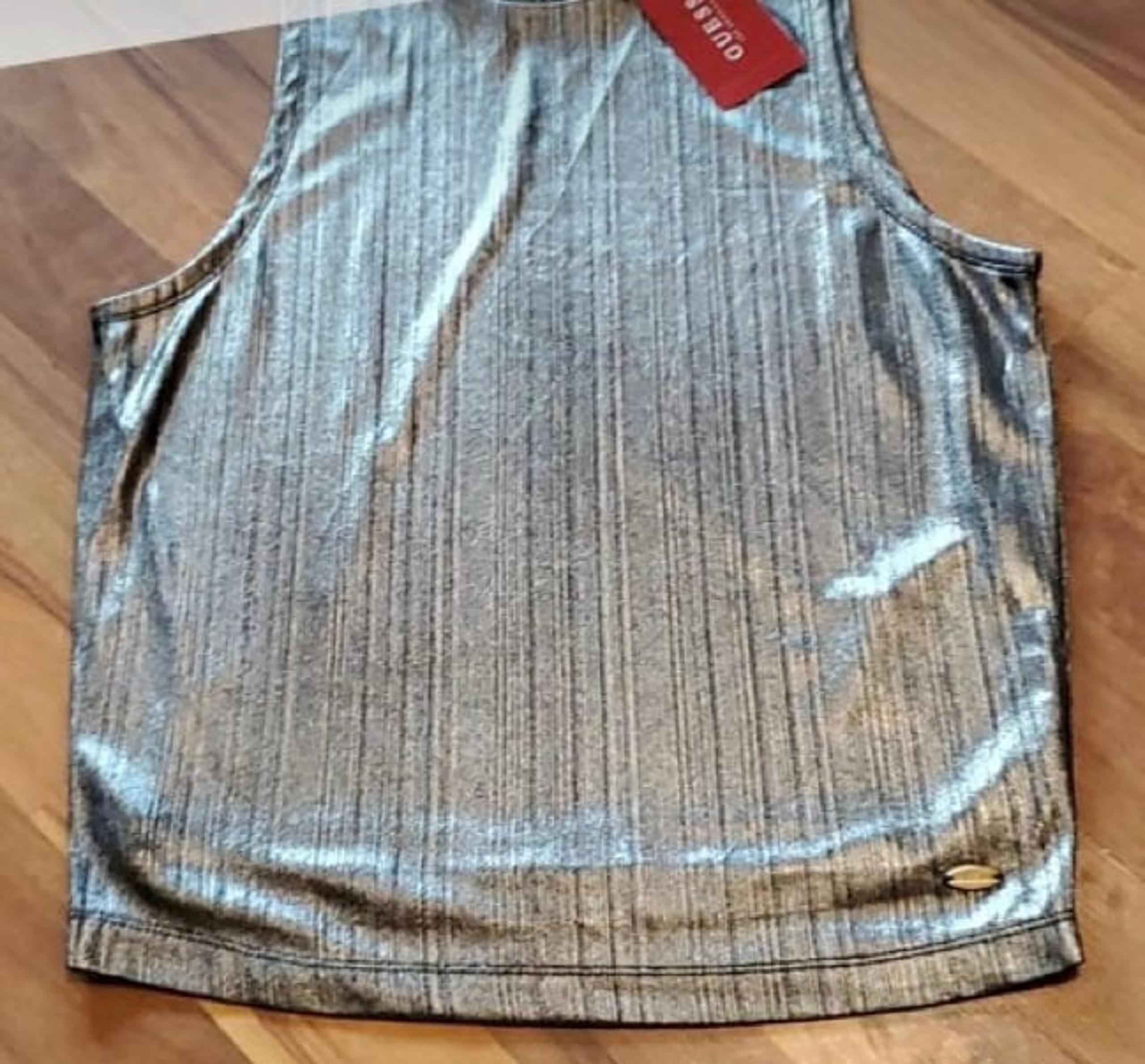 Sleeveless GUESS Shimmer Shirt Women