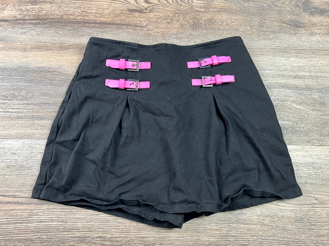 Goth/Emo Squart Skirt/shorts With Buckles - Like New