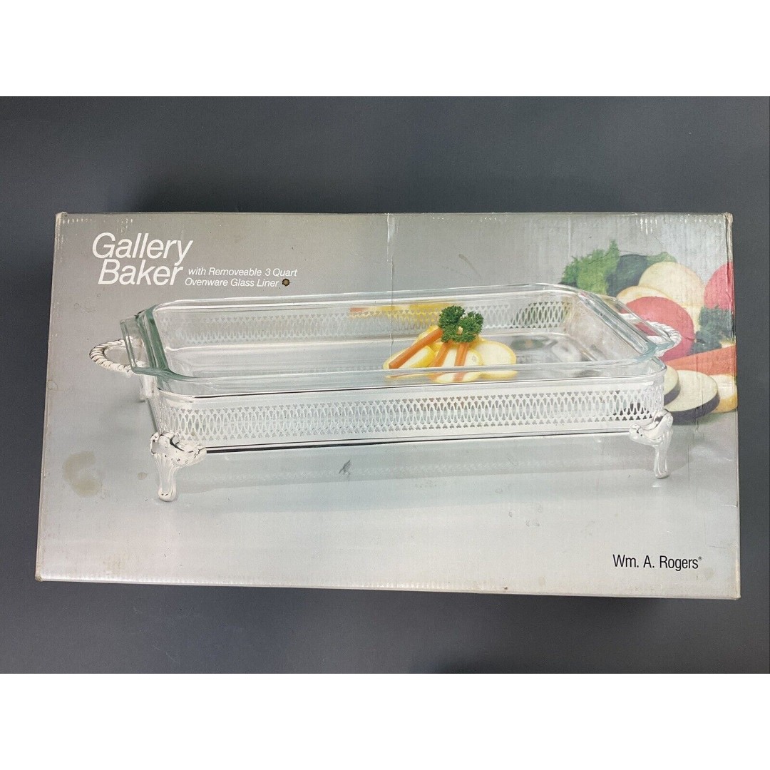 Wm. A. Rogers Gallery Baker 3 Quart With Box 15