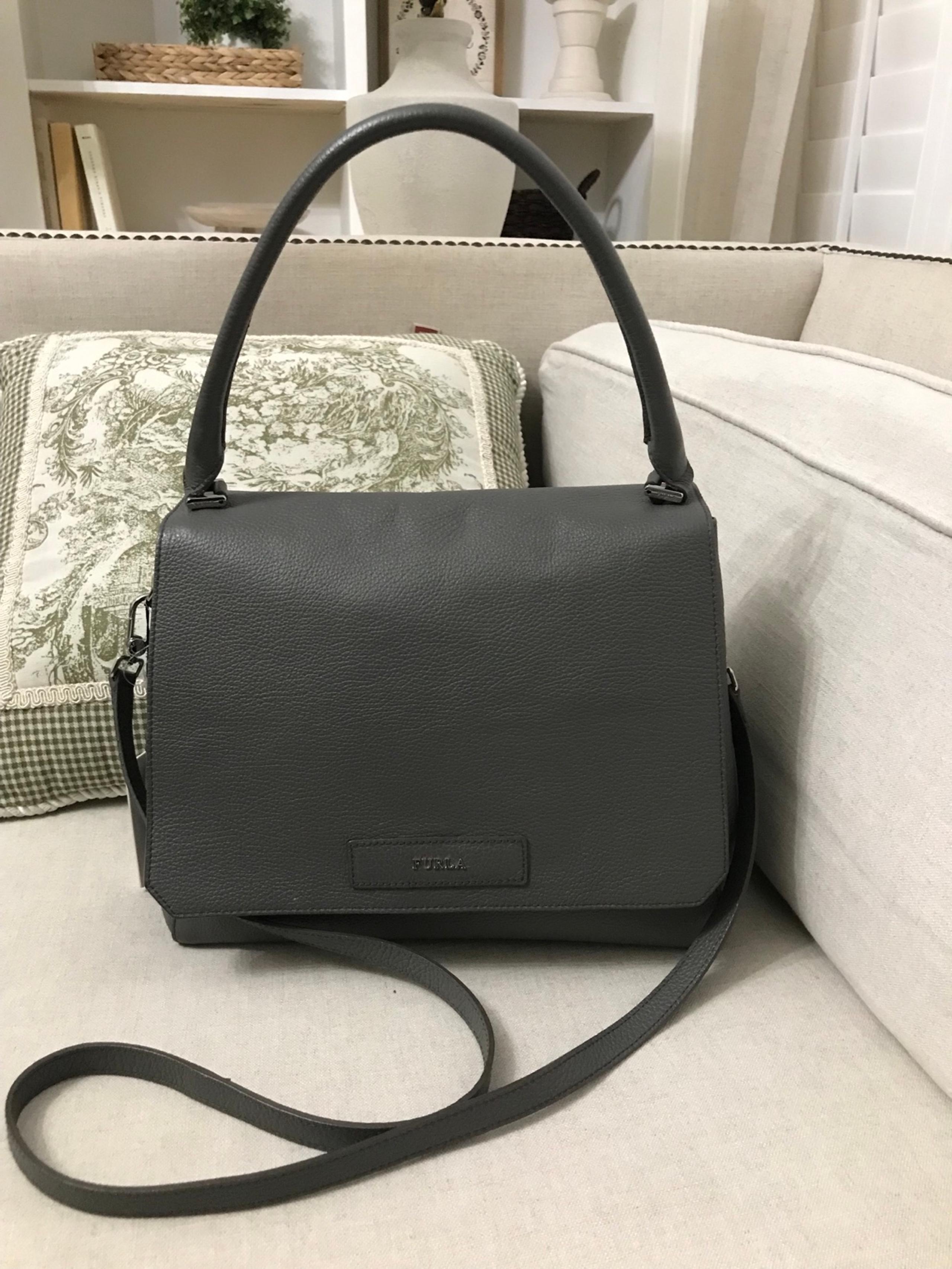 FURLA Patty Pebbled Leather Shoulder Bag