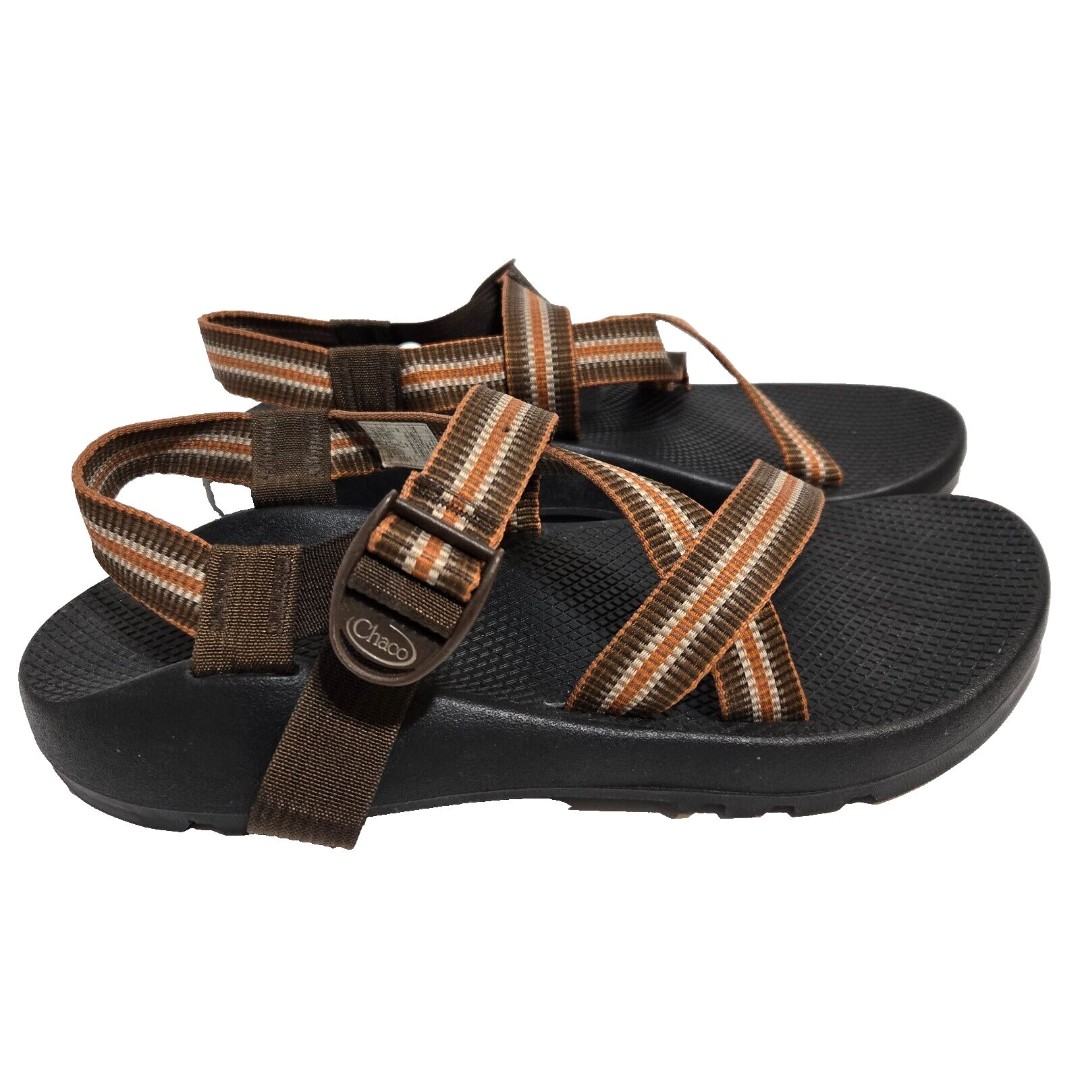 Chaco Z/1 Classic Sandals Mens 13 Striped Trail Rust Water shoes Hiking EUC