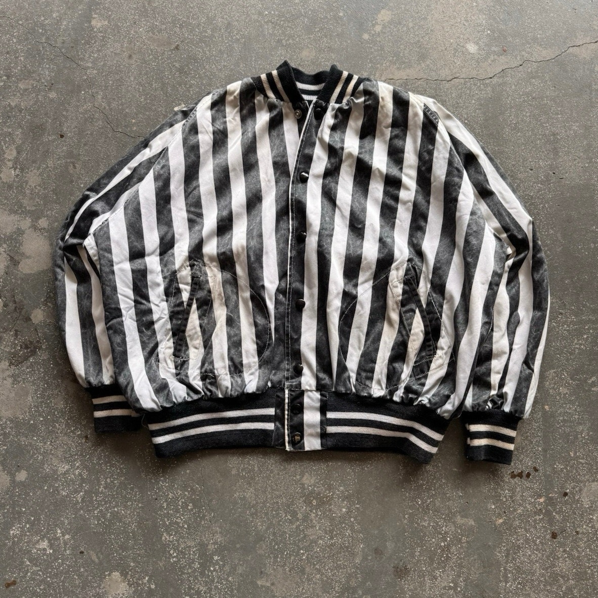 1960’s Post Athletic Brand Referee Snap Button Jacket Size XL 27x23.5 Rate