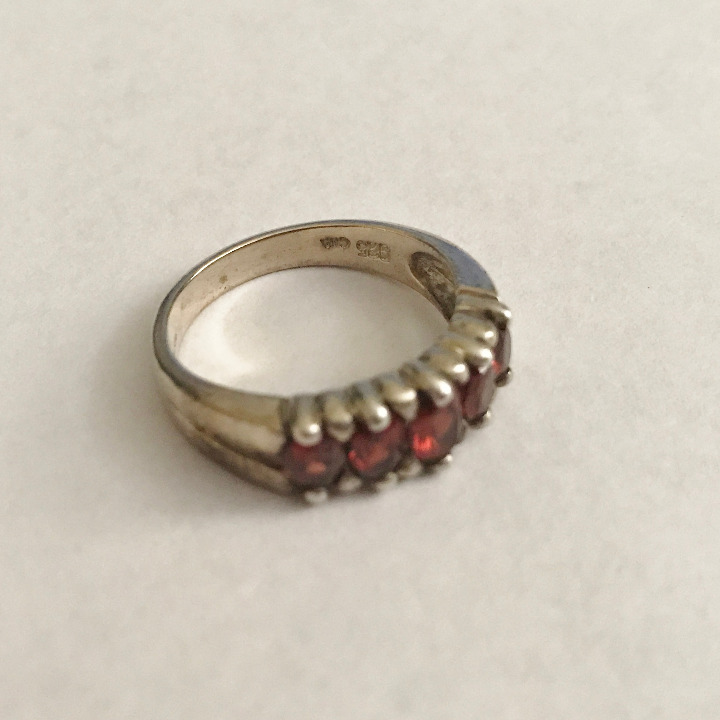 Vintage Sterling Silver Ring Size 8