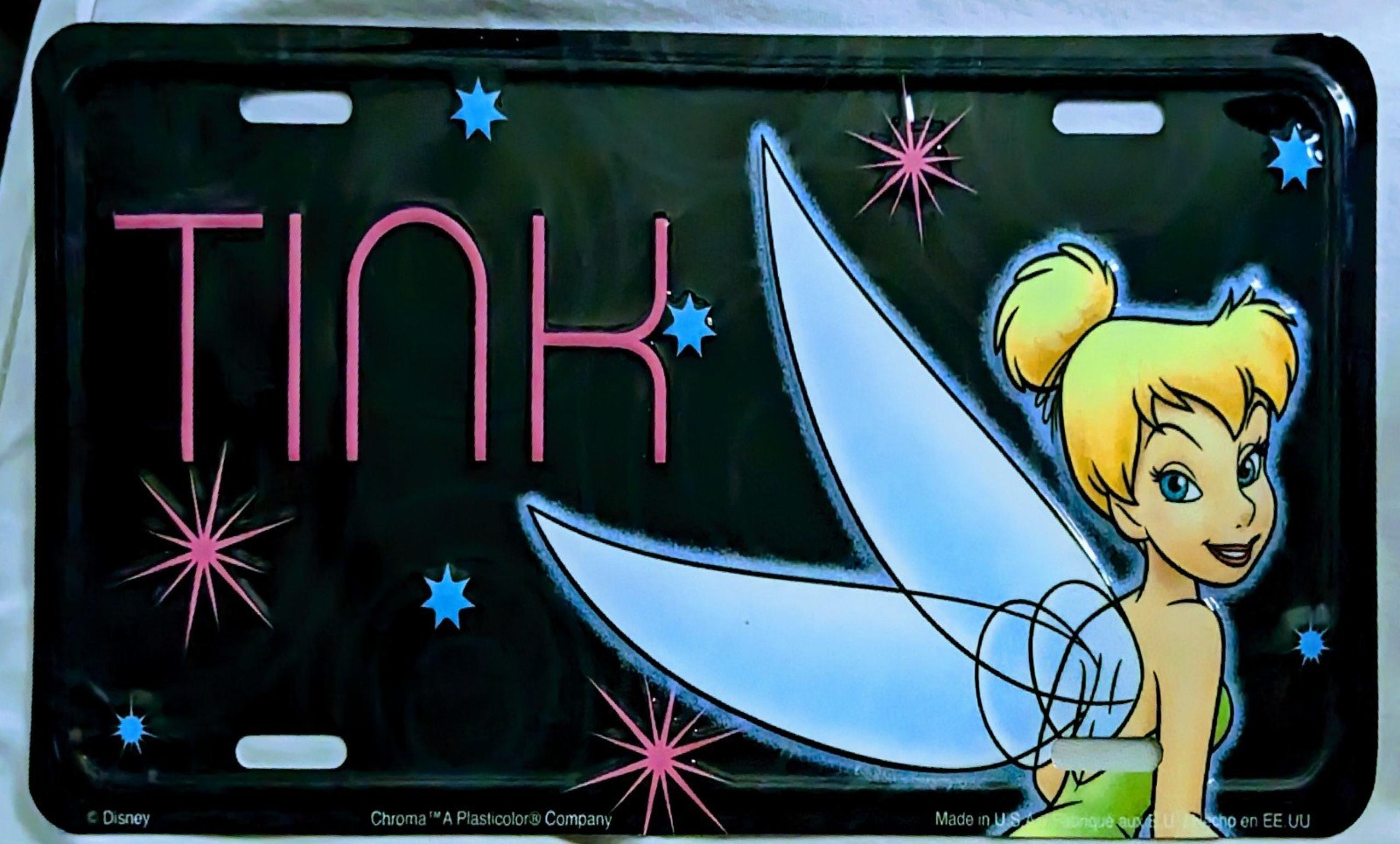 Tinkerbell license plate Disney
