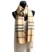 Pashmina & silk olaid scarf
