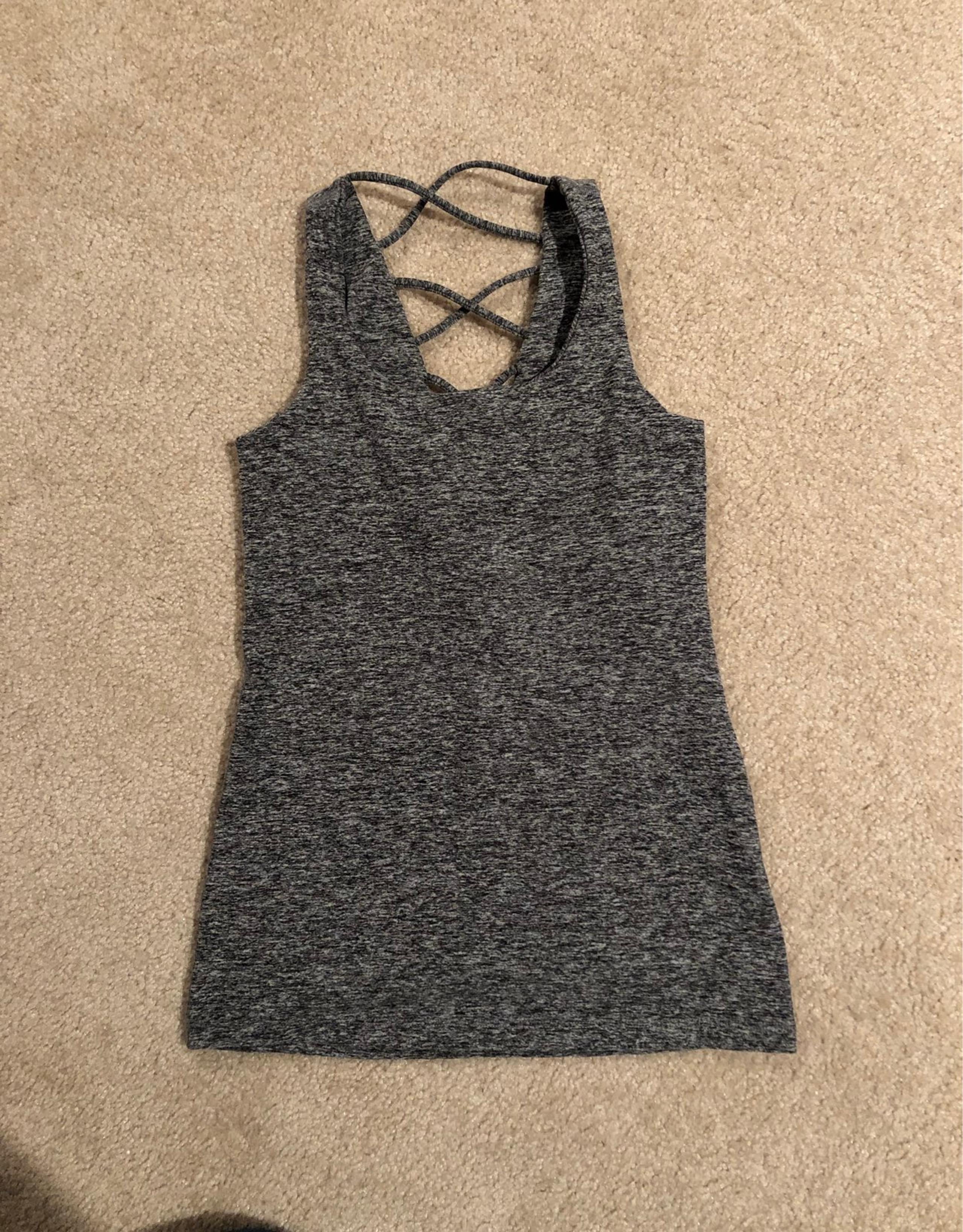 Beyond Yoga Heather-Gray Top