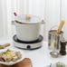 NEOFLAM FIKA 4.9 QT Pasta Deep Stockpot with Strainer Insert, Made in Korea