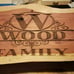 Custom Engravings on Live Edge Cedar.  Name Plates,  Signs,  Logos, Etc.  Finish