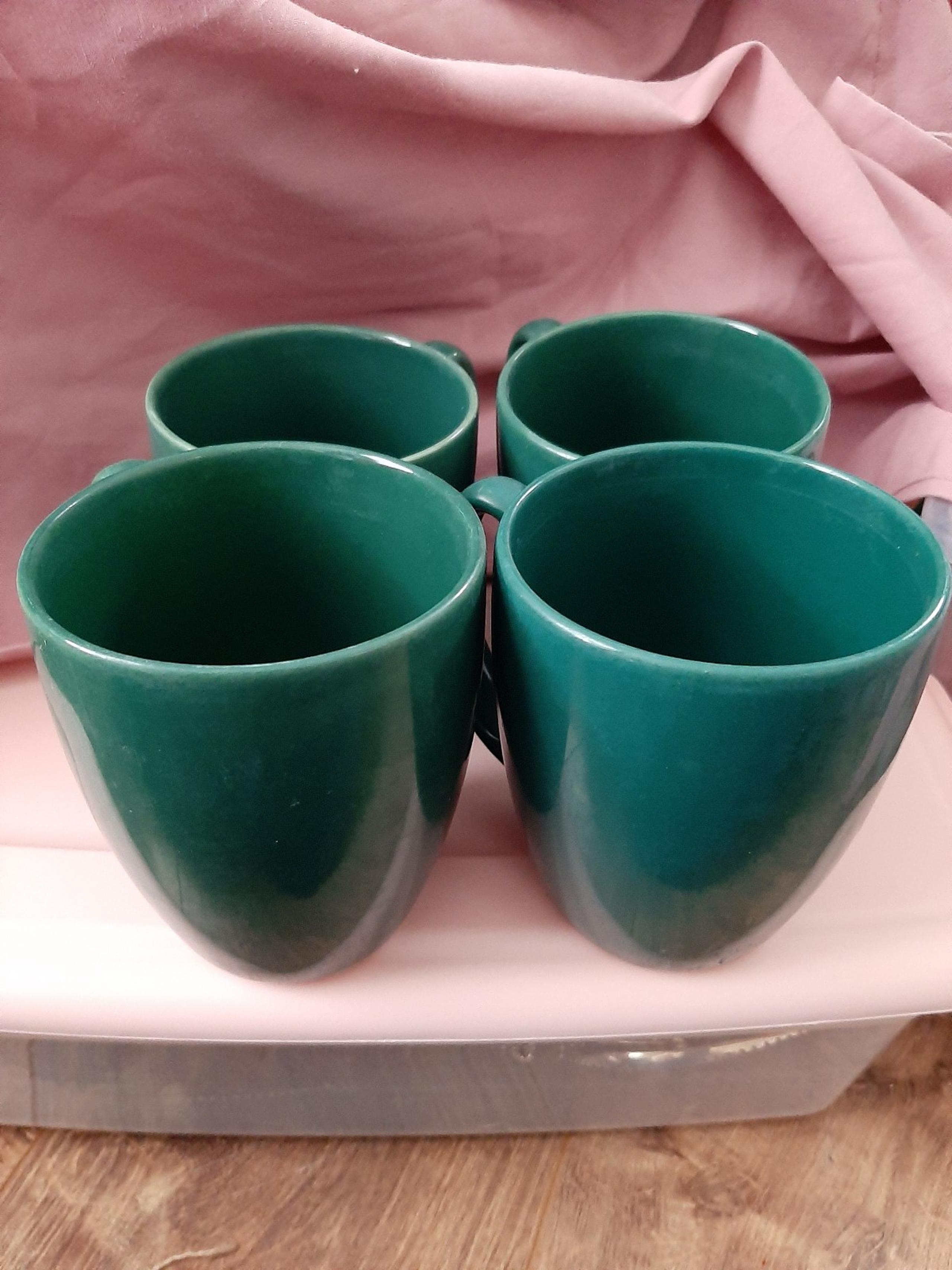 Set of 4 Mainstay coffee cups